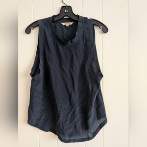 Navy Sleeveless Top
